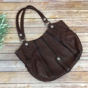 Brighton Soft Brown Leather Hobo Bag Purse